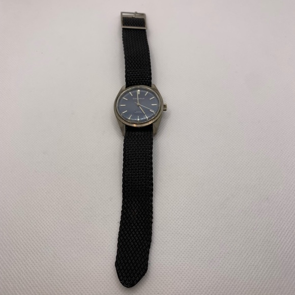 Caravelle Vintage Blue Dial Wind Watch - Picture 14 of 15